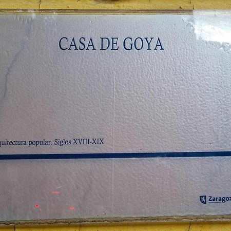 Casa De Goya Comotucasa Zaragoza Exterior photo